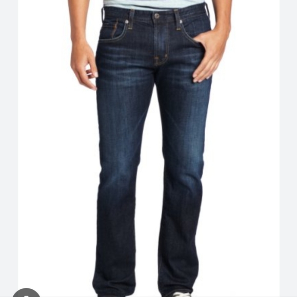 AG Adriano Goldschmied men's The matchbox slim straight blue denim jean, sz 33 - Picture 2 of 13